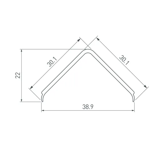 Экран матовый KLUS-P45-2000 Square OPAL (Arlight, Пластик)