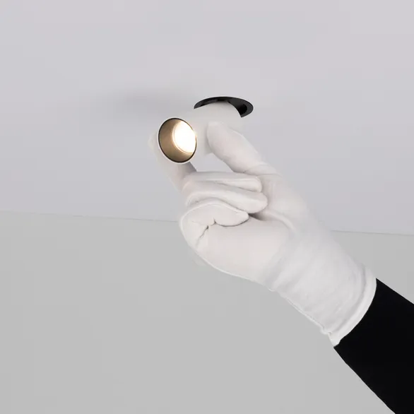 Светильник SP-NUANCE-TRIMLESS-PULL-R35-7W Warm3000 (WH, 36 deg, 230V) (Arlight, IP40 Металл, 5 лет)