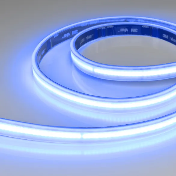 Светодиодная лента герметичная COB-PS-X1680-14mm 24V RGB (10 W/m, IP67, TWP100, 5m) (Arlight, -)
