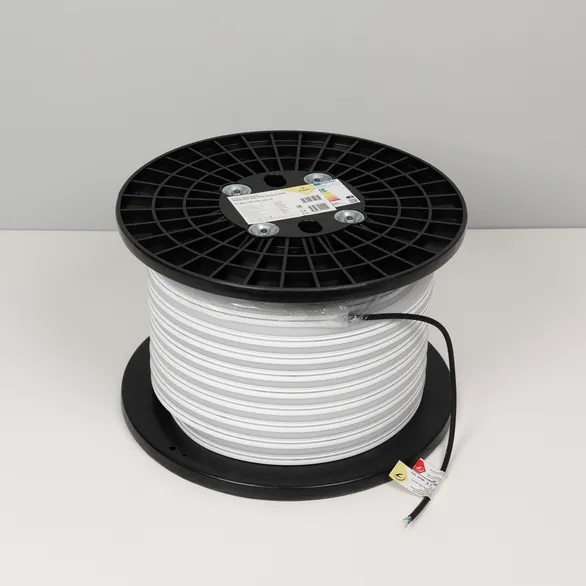 Светодиодная лента герметичная MOONLIGHT-SIDE-X336-12x24mm 230V Day4000 (11 W/m, IP65, 50m, wire x1) (Arlight, Грибовидная форма)