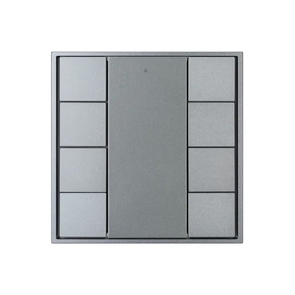 INTELLIGENT ARLIGHT Кнопочная панель DALI-201-23-8K-D2-IN Silver (BUS, Frame) (IARL, IP20 Металл, 3 года)