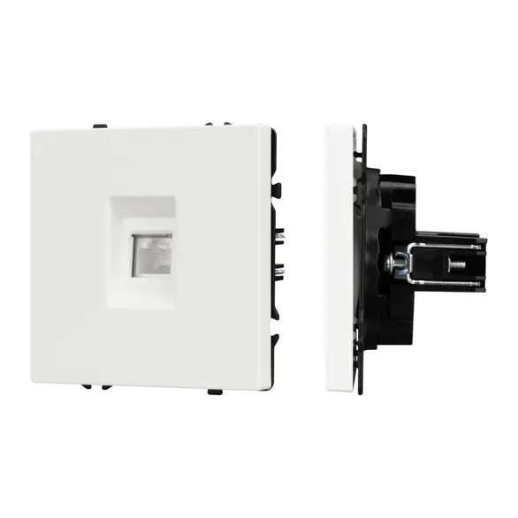 Механизм компьютерной розетки SCT-NOBE-MPC1-SFPL-WH (RJ-45, CAT6) (Arlight, -)