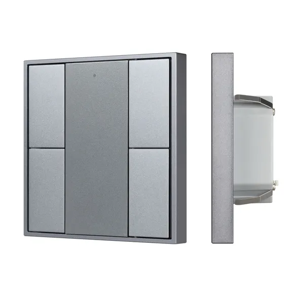 INTELLIGENT ARLIGHT Кнопочная панель DALI-201-23-4K-D2-IN Silver (BUS, Frame) (IARL, IP20 Металл, 3 года)