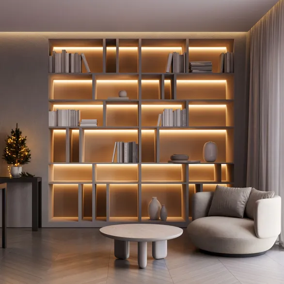 Светодиодная лента FC-A240-10mm 24V White6000-CX1 (24 W/m, IP20, 5m) (Arlight, резка 1 светодиод)