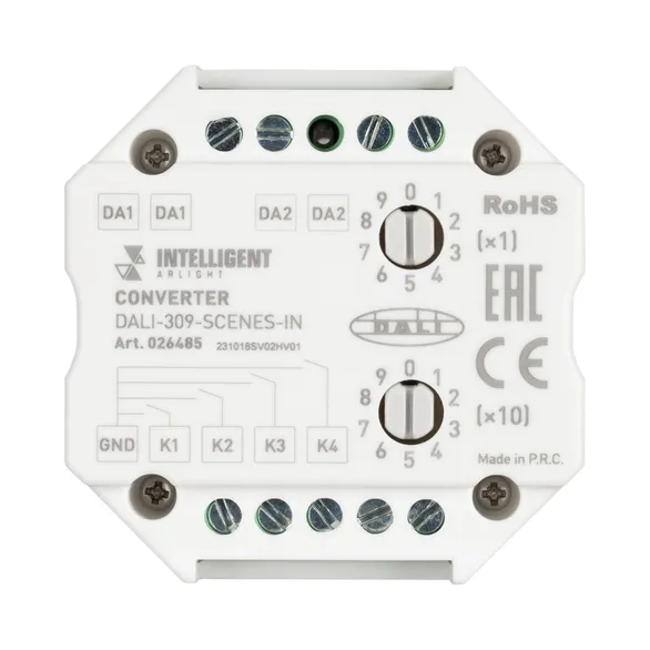 INTELLIGENT ARLIGHT Конвертер DALI-309-SCENES-IN (DALI bus) (Arlight, -)