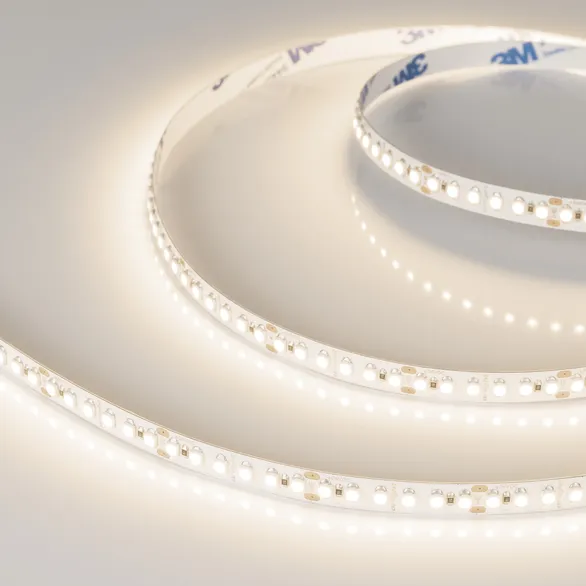 Светодиодная лента RT-A180-8mm 24V Day4000 (14.4 W/m, IP20, 3528, 5m) (Arlight, Открытый)