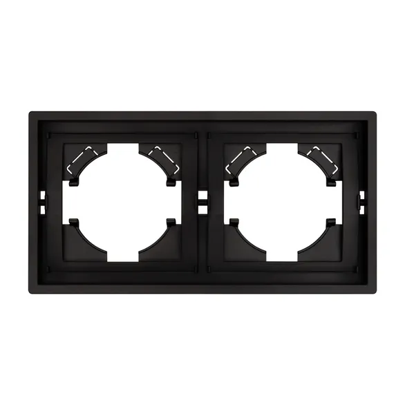 Рамка пластиковая FRM-TENDO-PL-2-BK (Arlight, -)