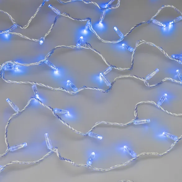 Светодиодная гирлянда ARD-STRING-CLASSIC-10000-CLEAR-100LED-STD BLUE (230V, 7W) (Ardecoled, IP65, 1 год)