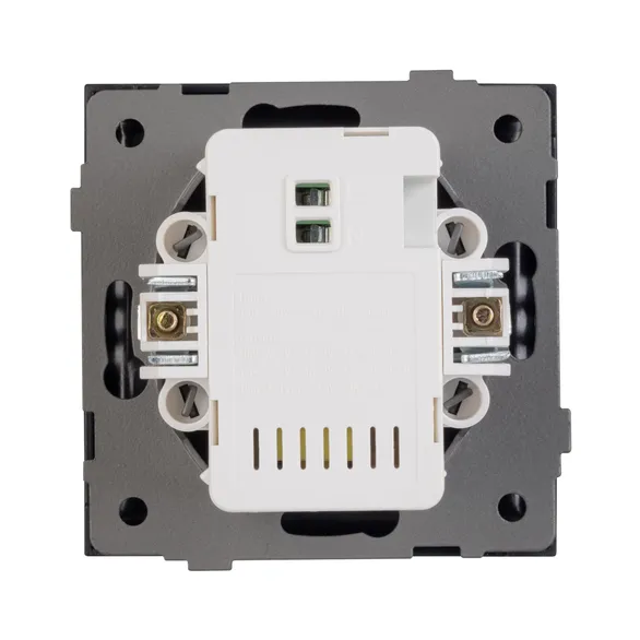 Механизм USB розетки SCT-TENDO-MUAC-PL-BK (5V, 3A, QC3) (Arlight, -)