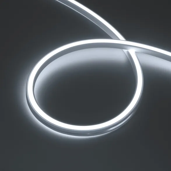 Светодиодная лента герметичная WAVE-SIDE-DOUBLE-A120-16x15mm 24V White6000 (15 W/m, IP67, 5m, wire x1) (Arlight, Вывод боковой, 5 лет)