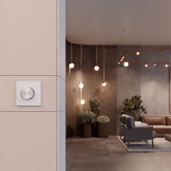 INTELLIGENT ARLIGHT Роторная панель SMART-DALI-301-31-DT6/DT8 Белая (BUS/24V,  встраив., Tuya Wi-Fi) (IARL, -)