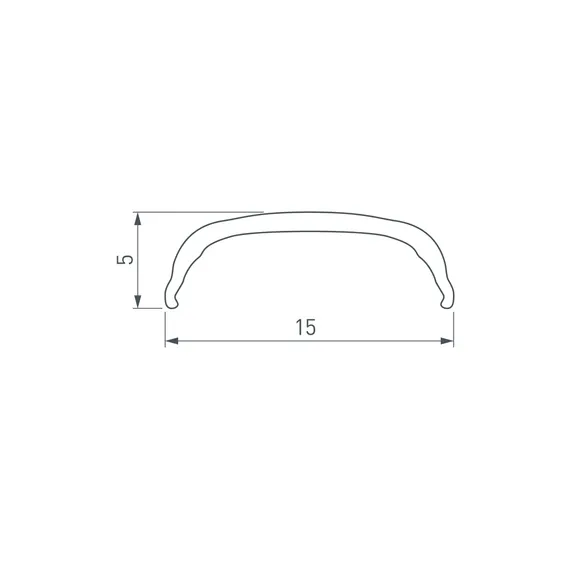 Экран ARH-BENT-W18-2000 Opal (Arlight, Пластик)