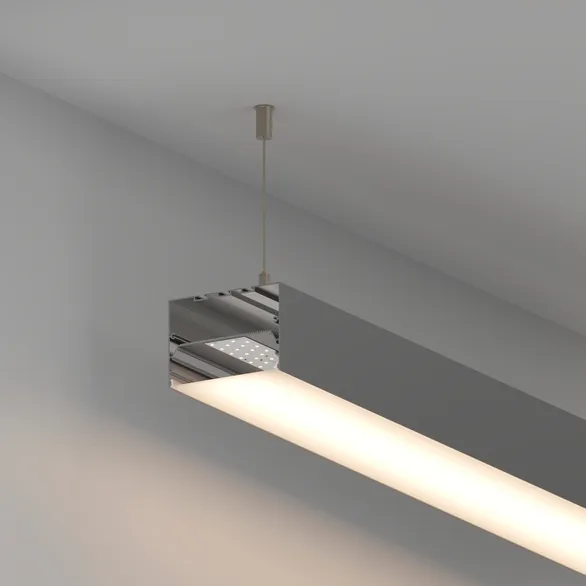 Профиль POWER-W100H70-2000 ANOD (Arlight, Алюминий)