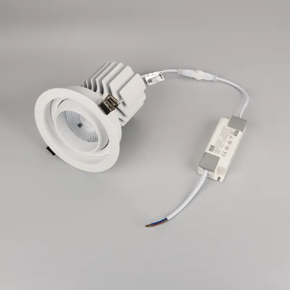 Светильник MS-VORTEX-BUILT-R135-30W Warm3000 (WH-WH, 50 deg, 230V) (Arlight, IP20 Металл, 5 лет)