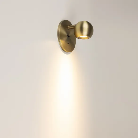 Светильник SP-OTTORI-WALL-CHARGE-6W Warm3000 (BR, 30 deg, 230V, USB-C) (Arlight, IP20 Металл, 3 года)