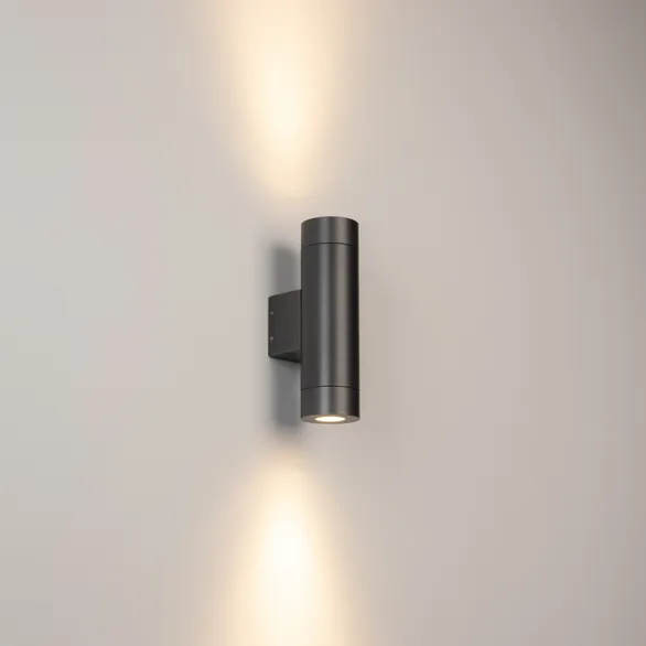 Светильник LGD-RAY-WALL-TWIN-R65-2x12W Warm3000 (GR, 6 deg, 230V) (Arlight, IP65 Металл, 3 года)