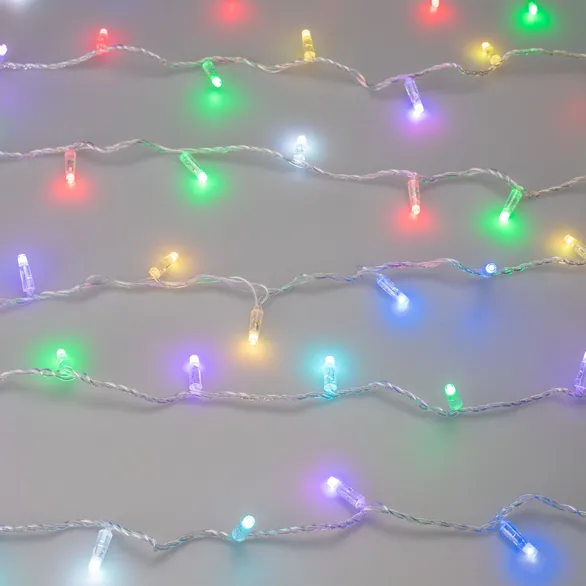 Светодиодная гирлянда ARD-STRING-CLASSIC-10000-CLEAR-100LED-SYNC RGB (230V, 6.5W) (Ardecoled, IP65)