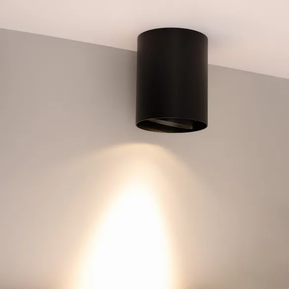 Светильник SP-FOCUS-R132-24W Warm3000 (BK, 24 deg, 230V) (Arlight, IP54 Металл, 5 лет)
