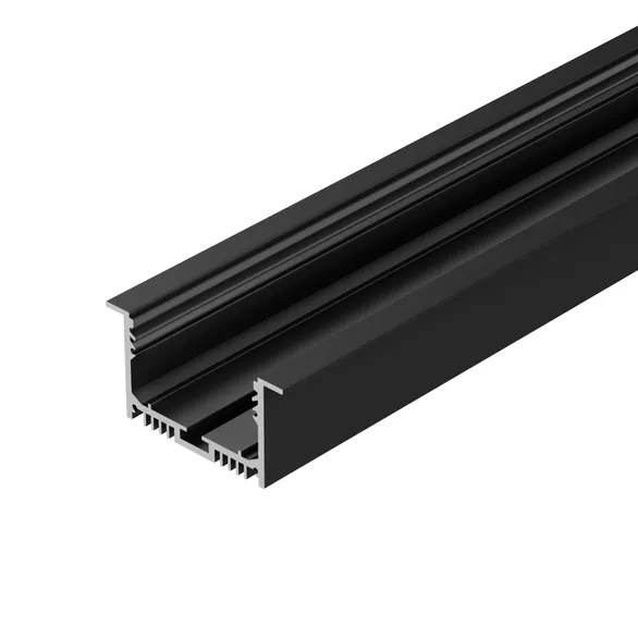 Профиль SL-LINIA62-F-2000 BLACK (BY) (Arlight, Алюминий)