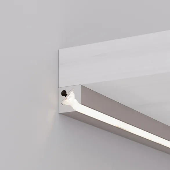 Профиль c экраном SL-KANT-H10-SQUARE-2000 CHAMPAGNE GOLD (Arlight, Алюминий+пластик)