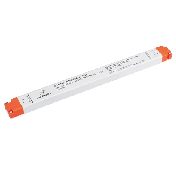 Блок питания ARV-SP-24150-LINEAR-PFC-TRIAC-0-10V (24V, 6.25A, 150W) (Arlight, IP20 Пластик, 5 лет)