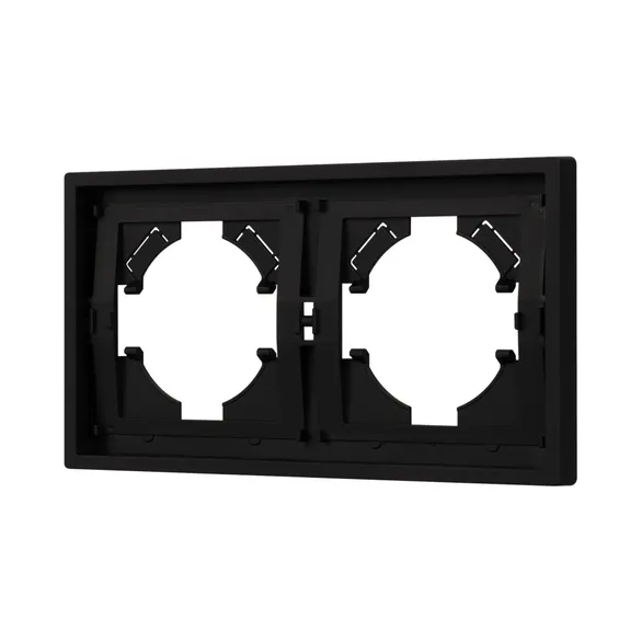 Рамка пластиковая FRM-TENDO-SFPL-2-BK (Arlight, -)