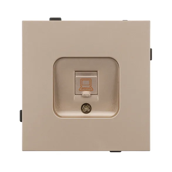 Механизм компьютерной розетки SCT-TENDO-MPC1-PL-GD (RJ-45, CAT6) (Arlight, -)