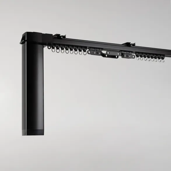 Карниз для штор с электроприводом CNK-M1-TY-RF-2M-BK (Arlight, IP20 Металл, 5 лет)