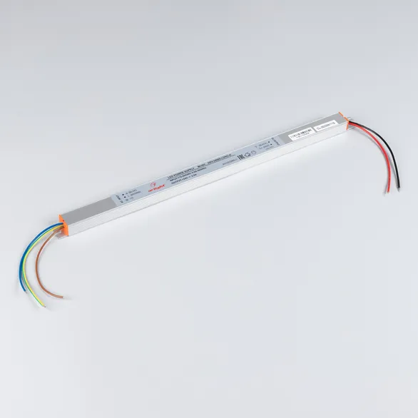 Блок питания ARV-24060-LONG-D (24V, 2.5A, 60W) (Arlight, IP20 Металл, 2 года)