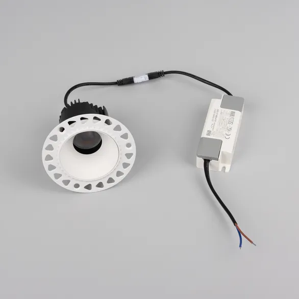 Светильник MS-ARADO-TRIMLESS-R65-9W Warm3000 (WH-WH, 55 deg, 230V) (Arlight, IP20 Металл, 5 лет)