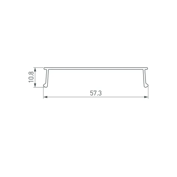 Экран ARH-LINE-6085-3000 OPAL (Arlight, Пластик)