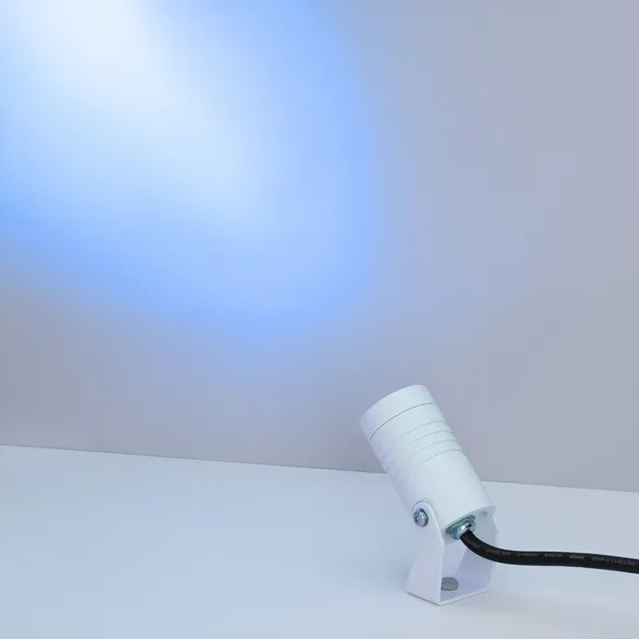 Светильник KT-RAY-COLOR-R42-6W RGB (WH, 25 deg, 12V) (Arlight, IP67 Металл, 3 года)