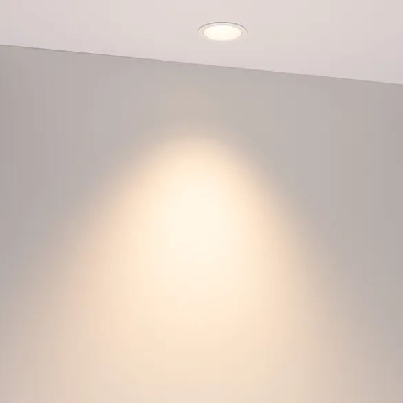 Светильник MS-ARADO-BUILT-R55-7W Warm3000 (WH-WH, 55 deg, 230V) (Arlight, IP20 Металл, 5 лет)