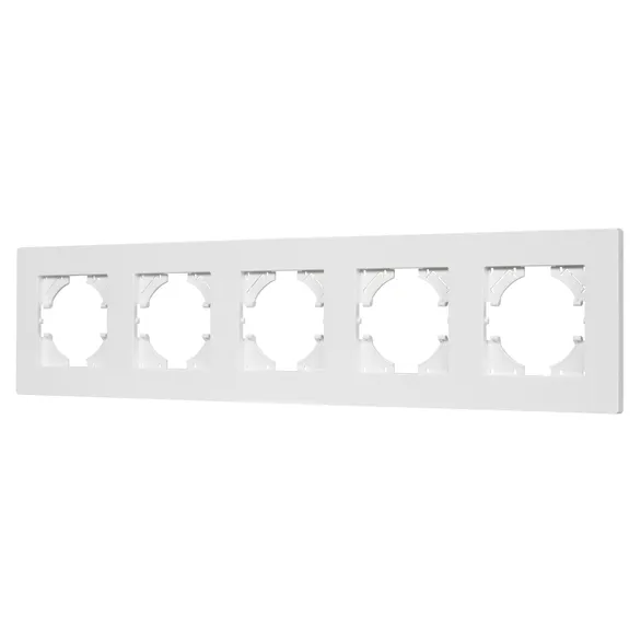 Рамка пластиковая FRM-PERIO-PL-5-WH (Arlight, -)