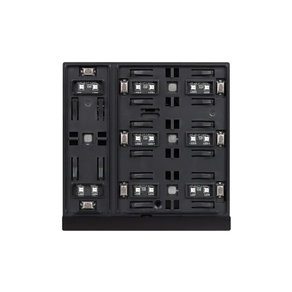 INTELLIGENT ARLIGHT Механизм панели KNX-304-22-IN Black (Bus) (IARL, IP20 Пластик, 2 года)