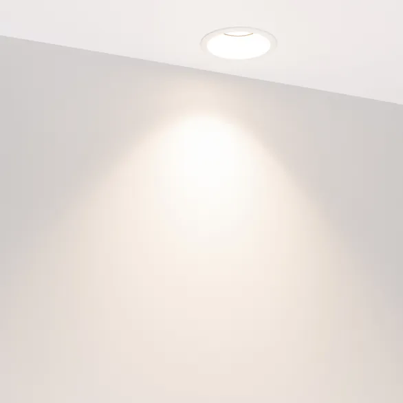 Светильник MS-FLOW-BUILT-R85-12W Day4000 (WH, 55 deg, 230V) (Arlight, IP20 Металл, 5 лет)