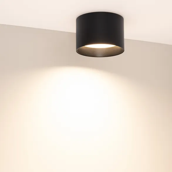Светильник SP-BISCOTTO-R120-12W Warm3300-MIX (BK, 80 deg, 230V) (Arlight, IP54 Металл, 5 лет)