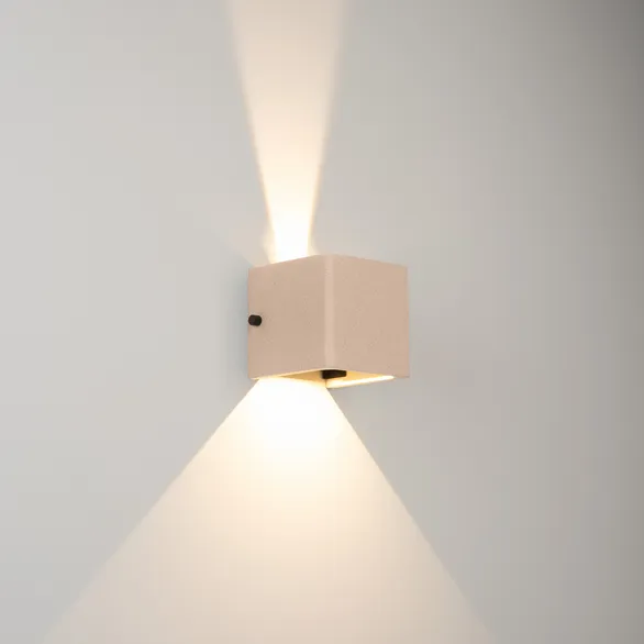 Светильник LGD-PERAN-WALL-S120x120-6W Warm3000 (Light ivory, 0-80 deg, 230V) (Arlight, IP65 Бетон, 3 года)