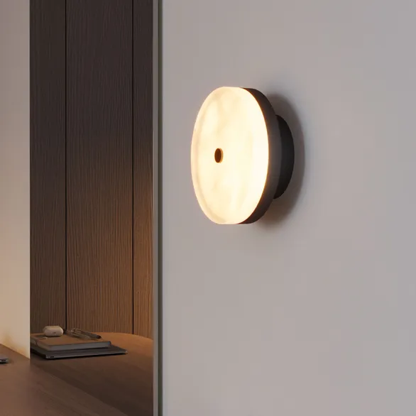 Светильник SP-MENTA-WALL-R165-12W Warm2700 (BK, 130 deg, 230V) (Arlight, IP20 Мрамор, 5 лет)