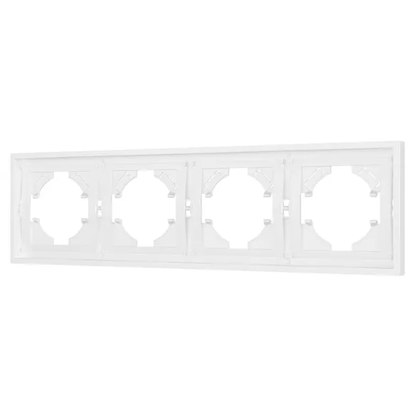 Рамка пластиковая FRM-TENDO-PL-4-WH (Arlight, -)