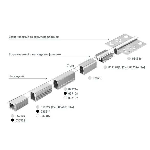 Профиль SL-MINI-8-2000 ANOD (Arlight, Алюминий)