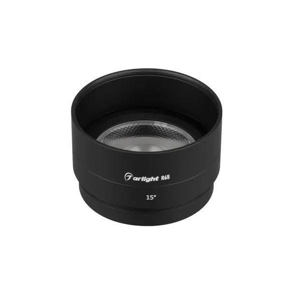 Насадка с фиксированным углом LGD-ARTIFACT-LENS-R65 (BK, 15 deg) (Arlight, Металл)