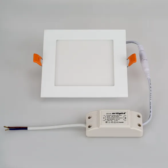 Светильник DL-142x142M-13W White (Arlight, IP40 Металл, 3 года)