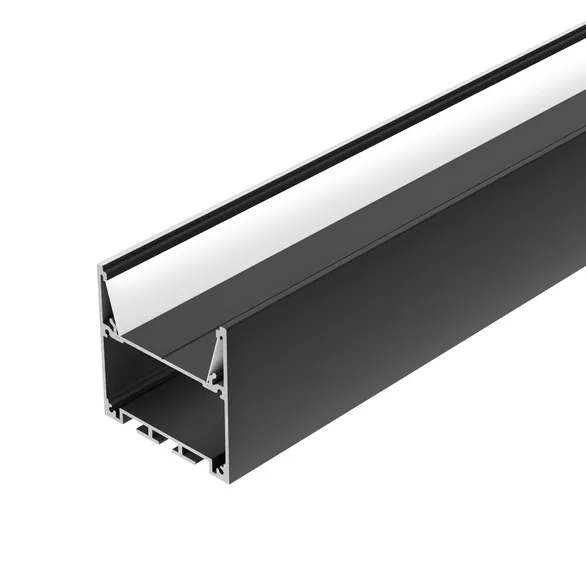 Профиль SL-LINE-5050-3000 BLACK с рефлектором (Arlight, Алюминий)