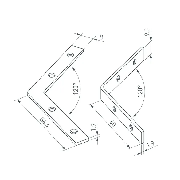 Соединитель профиля LINE-6070-L120 Set (Arlight, Металл)