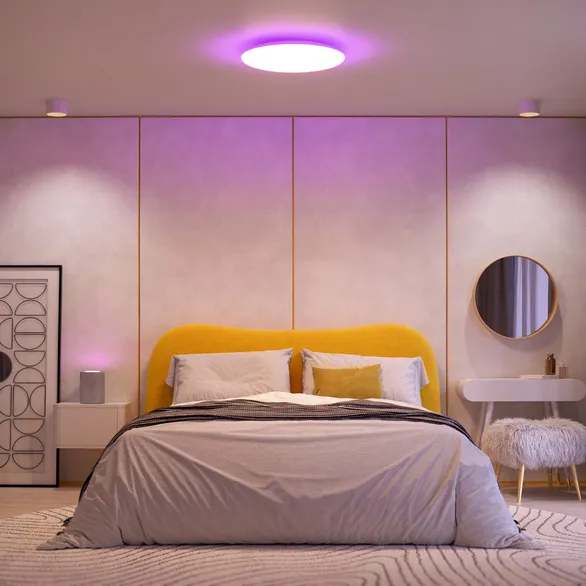 Светильник SP-FAVOR-R600-50W Day4000-MIX-RGB (WH, 100 deg, 230V, Tuya Zigbee) (Arlight, IP54 Пластик, 3 года)