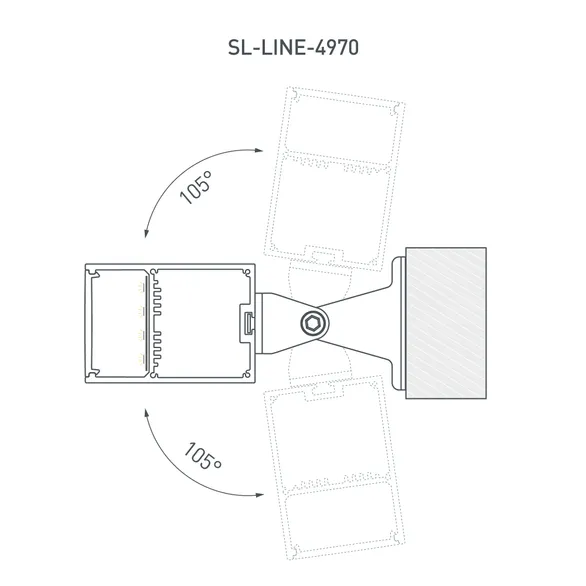 Профиль SL-LINE-4970-2000 ANOD (Arlight, Алюминий)