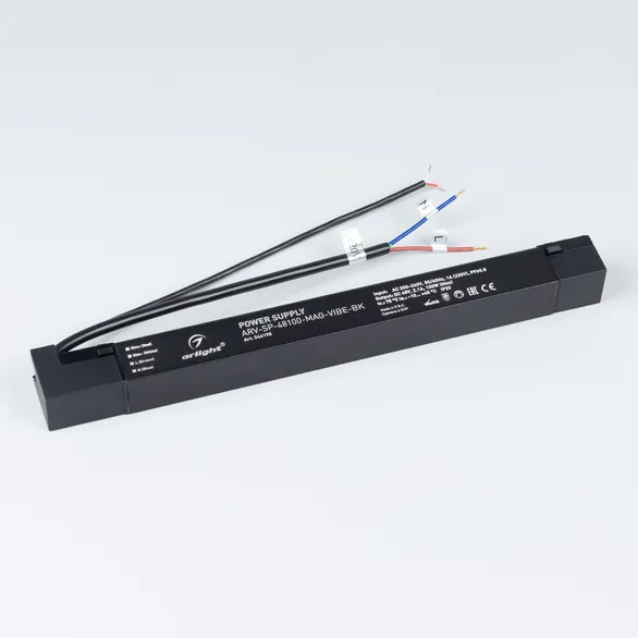 Блок питания ARV-SP-48100-MAG-VIBE-BK (48V, 2.1A, 100W) (Arlight, IP20 Пластик, 5 лет)