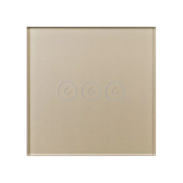 Выключатель сенсорный SWT-OMALI-S03-ZB-GD (250V, 10A, Zigbee) (Arlight, Стекло)