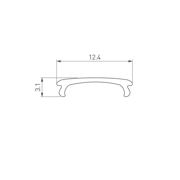 Экран ALM-W13-2020 FROST полуматовый (Arlight, Пластик)